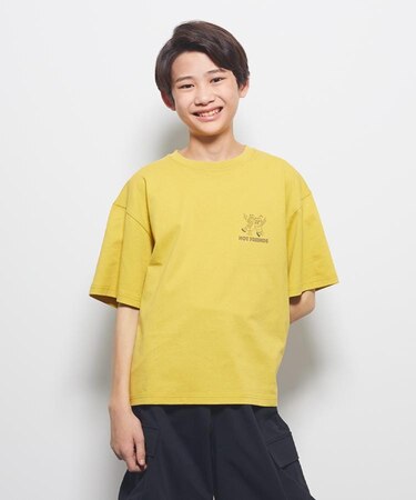 Refurbish(リファービッシュ)フードプリントTシャツ