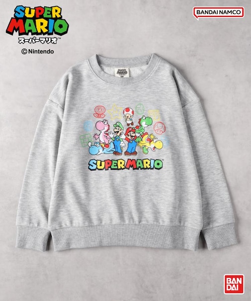 MARIO(マリオ)【キッズ】プリントスウェット