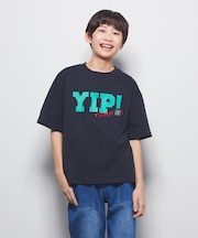 Refurbish(リファービッシュ)ビッグロゴプリントワンポイント刺繍Tシャツ