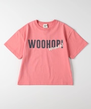 Refurbish(リファービッシュ)ビッグロゴプリントワンポイント刺繍Tシャツ