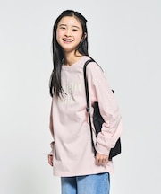 VIVIAN BLUE(ヴィヴィアンブルー)【キッズ】フロントロゴチュニック長袖Tシャツ