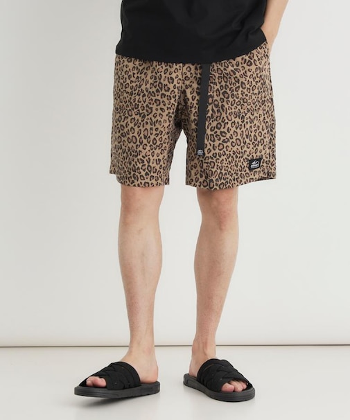 CAMP7(キャンプ7)ナイロンベルト付きショートパンツ