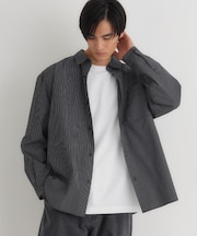 BACK NUMBER(バックナンバー)【メンズ】【店舗で人気】ブロードチェックビッグシャツ(さらっと羽織れる/1枚で決まる)
