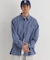 BACK NUMBER(バックナンバー)【メンズ】【店舗で人気】ブロードチェックビッグシャツ(さらっと羽織れる/1枚で決まる)
