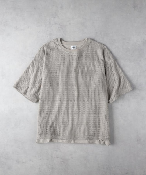 NEOSARTIC(ネオサーティック)【メンズ】透かし編みTシャツアンサンブル