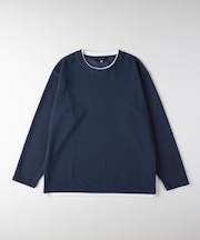 BACK NUMBER(バックナンバー)【メンズ】リップルフェイクレイヤードロングスリーブTシャツ