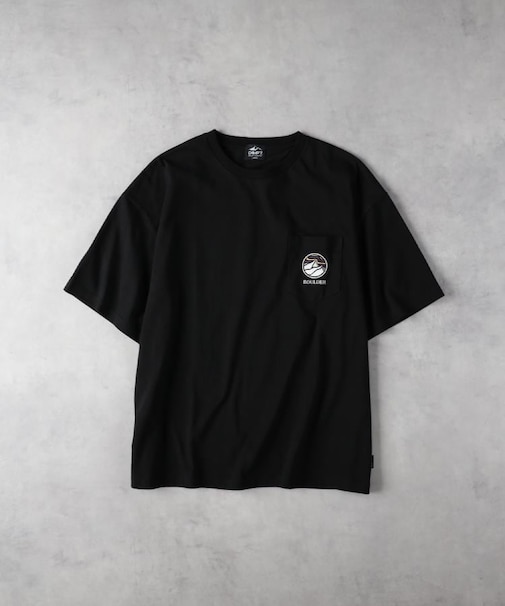 CAMP7(キャンプ7)【メンズ】ロゴワッペン胸ポケットTシャツ