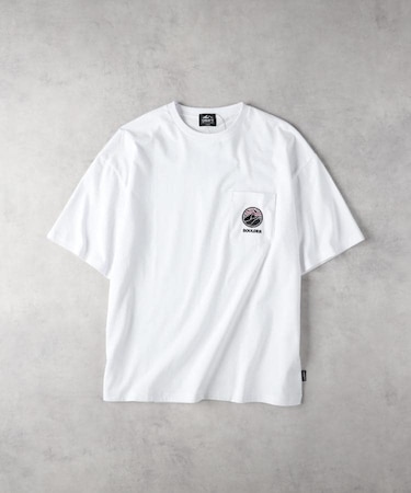 CAMP7(キャンプ7)【メンズ】ロゴワッペン胸ポケットTシャツ