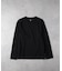 BACK NUMBER(バックナンバー)【メンズ】【店舗で人気】【さらっと心地良い】シルケット加工ロングスリーブTシャツ(遮熱・接触冷感)