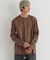 BACK NUMBER(バックナンバー)【メンズ】【店舗で人気】【さらっと心地良い】シルケット加工ロングスリーブTシャツ(遮熱・接触冷感)