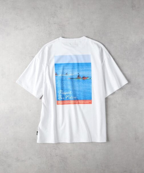 CAMP7(キャンプ7)【メンズ】バックフォトプリントTシャツ