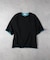 PLUS ONE(プラスワン)【メンズ】【接触冷感】ハイゲージダブルフェイス配色半袖Tシャツ