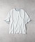 PLUS ONE(プラスワン)【メンズ】【接触冷感】ハイゲージダブルフェイス配色半袖Tシャツ