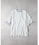 PLUS ONE(プラスワン)【メンズ】【接触冷感】ハイゲージダブルフェイス配色半袖Tシャツ