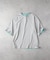 PLUS ONE(プラスワン)【メンズ】【接触冷感】ハイゲージダブルフェイス配色半袖Tシャツ