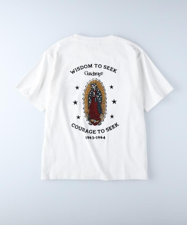 BACK NUMBER(バックナンバー)【メンズ】バック刺繍プリント半袖Tシャツ