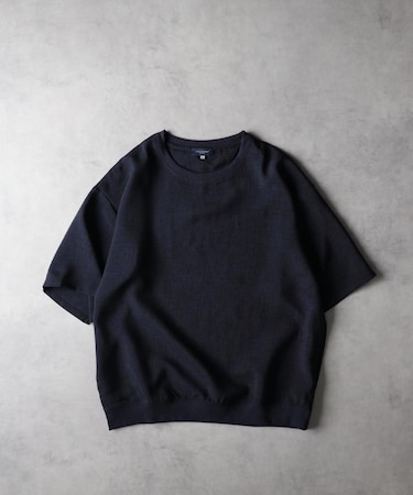 BACK NUMBER(バックナンバー)リネンライクプルオーバーTシャツ