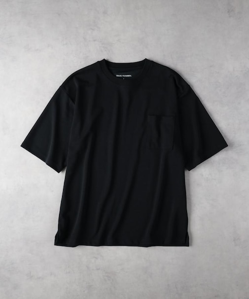 BACK NUMBER(バックナンバー)【メンズ】【接触冷感】胸ポケット半袖Tシャツ