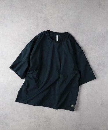 PLUS ONE(プラスワン)【メンズ】裾ワンポイントロゴ半袖Tシャツ