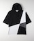 Other(ソノタ)【メンズ】ブロック切替フード付きTシャツ