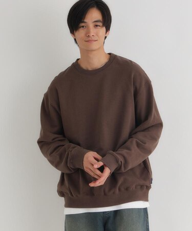 BACK NUMBER(バックナンバー)【メンズ】オーバーサイズクルーネックカラースウェット（6色展開・裏毛・大人のスウェット）
