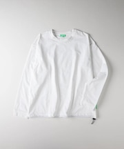 Refurbish(リファービッシュ)【メンズ】【接触冷感】ペーパータッチ天竺ロングスリーブTシャツ