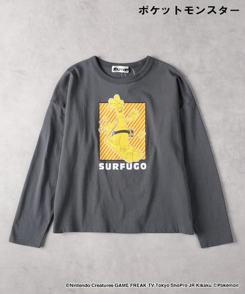 pokemon(ポケモン)【キッズ】プリント長袖Tシャツ