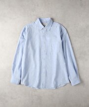 BACK NUMBER(バックナンバー)【メンズ】綿麻レギュラーシャツ