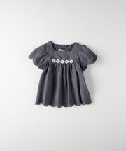 MPS(エムピーエス)【キッズ】フラワーレースブラウス