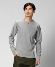 AVIREX(アビレックス)【メンズ】テレコヘンリーネック長袖Tシャツ
