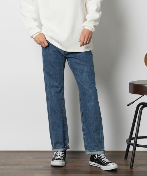 Levi's(リーバイス)【メンズ】「505」セルビッジデニムパンツ ストレート