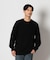 BACK NUMBER(バックナンバー)「BritishWool」l畔編みクルーネックニット