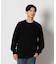 BACK NUMBER(バックナンバー)「BritishWool」l畔編みクルーネックニット