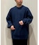 BACK NUMBER(バックナンバー)「BritishWool」l畔編みクルーネックニット