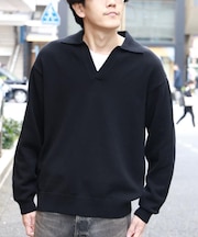BACK NUMBER(バックナンバー)【メンズ】スキッパーコットンニット