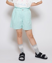 VIVIAN BLUE(ヴィヴィアンブルー)ウエストフリルショートパンツ