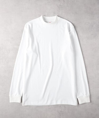HANES(ヘインズ)【メンズ】裏起毛クルーネック長袖シャツ