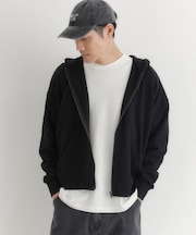 BACK NUMBER(バックナンバー)【メンズ】【サッと羽織れる】スウェットジップパーカー