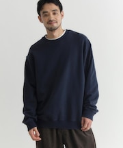 BACK NUMBER(バックナンバー)【メンズ】ピグメント加工クルーネックトレーナー