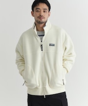 CAMP7(キャンプ7)【メンズ】フリースフルジップロゴブルゾン
