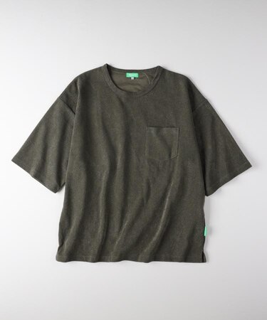 Refurbish(リファービッシュ)【メンズ】パイル胸ポケット半袖Tシャツ/セットアップ対応
