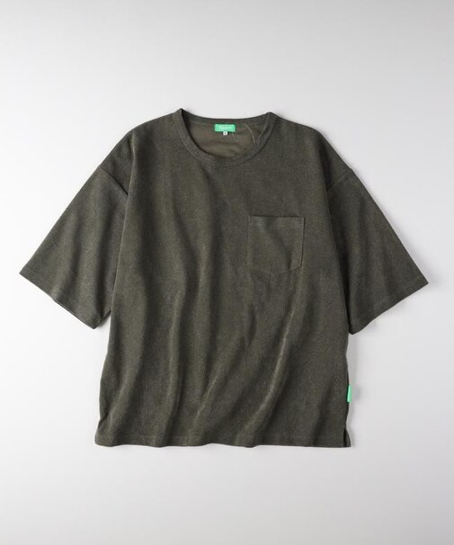 Refurbish(リファービッシュ)【メンズ】パイル胸ポケット半袖Tシャツ/セットアップ対応
