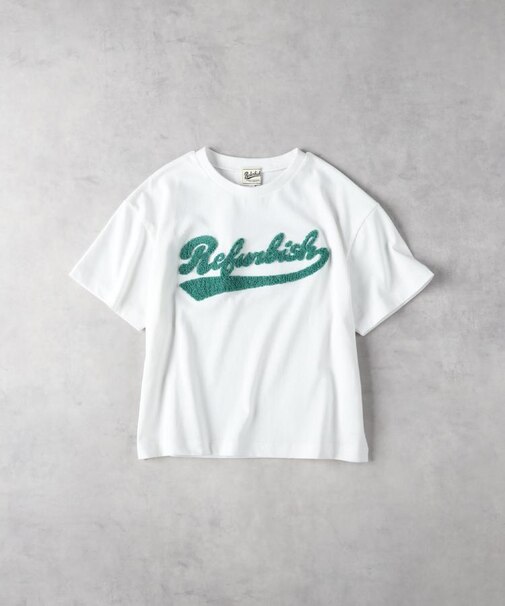 Refurbish(リファービッシュ)【キッズ】サガラ刺繍Tシャツ
