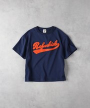 Refurbish(リファービッシュ)【キッズ】サガラ刺繍Ｔシャツ