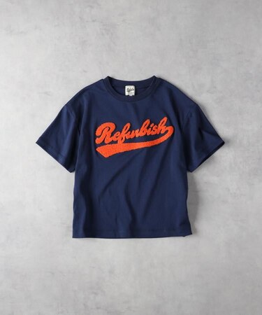 Refurbish(リファービッシュ)【キッズ】サガラ刺繍Tシャツ