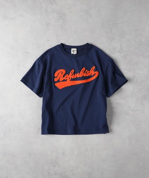 Refurbish(リファービッシュ)【キッズ】サガラ刺繍Tシャツ