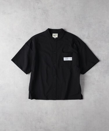 Refurbish(リファービッシュ)【キッズ】バンドカラー半袖シャツ