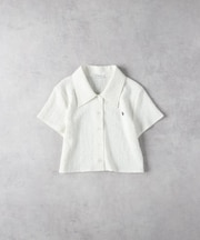 VIVIAN BLUE(ヴィヴィアンブルー)【キッズ】ふくれジャガードシャツ