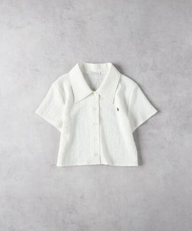 VIVIAN BLUE(ヴィヴィアンブルー)【キッズ】ふくれジャガードシャツ