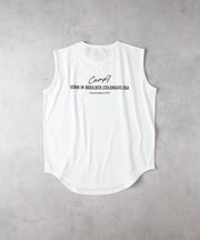 CAMP7(キャンプ7)【ONE　OCEAN】プリントノースリーブTシャツ